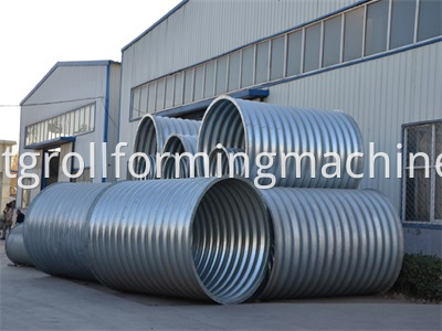 Culvert Pipe Corrugated Panel Roll Forming Machine